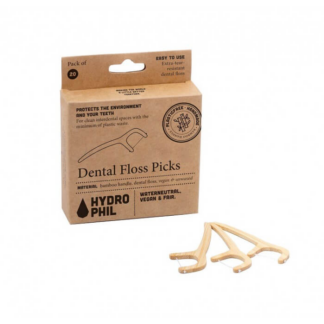 Nić dentystyczna na bambusowym uchwycie 20szt.